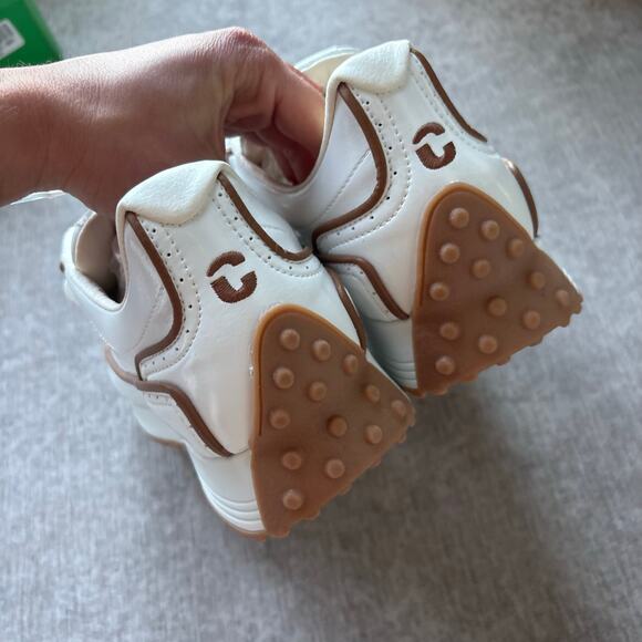 $219 NWT Duca del Cosma Alexa women's white spikeless waterproof golf shoes - Picture 3 of 5